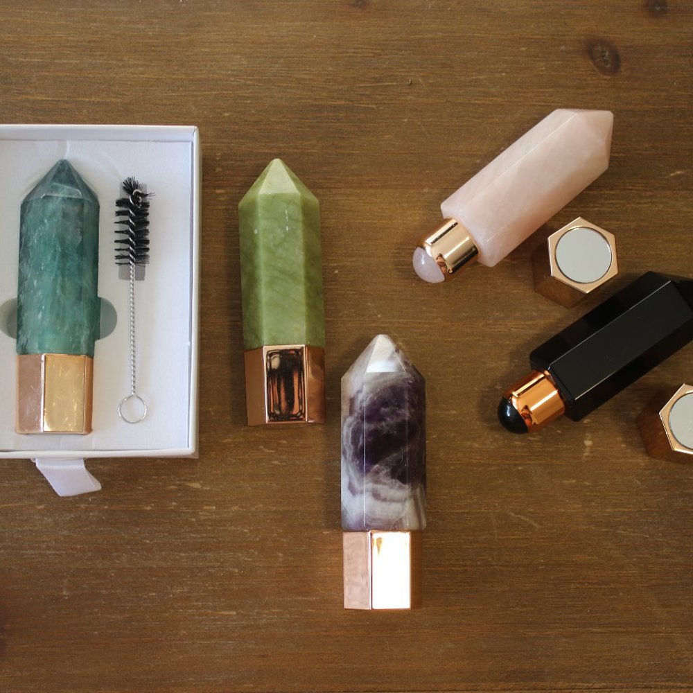 Natural Crystal Facial Roller